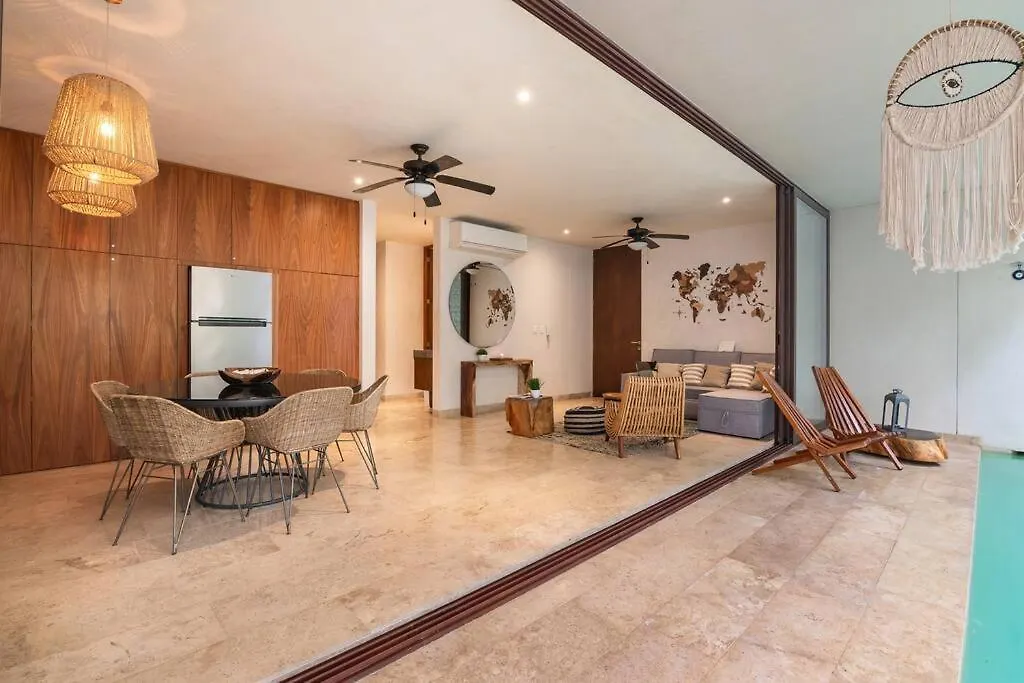Bajocielo107 Lux 2Br Condo Priv Pool In Aldea Zama Tulum